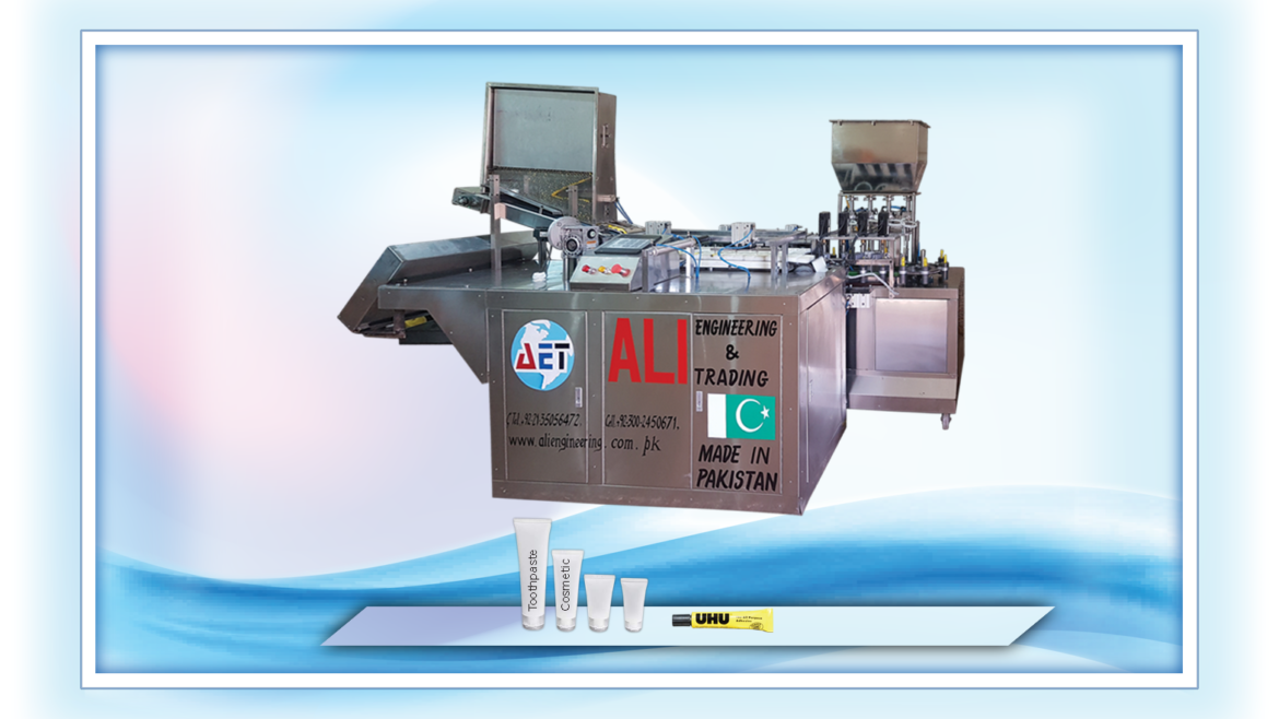 AUTOMATIC TUBE FILLING SEALING MACHINE